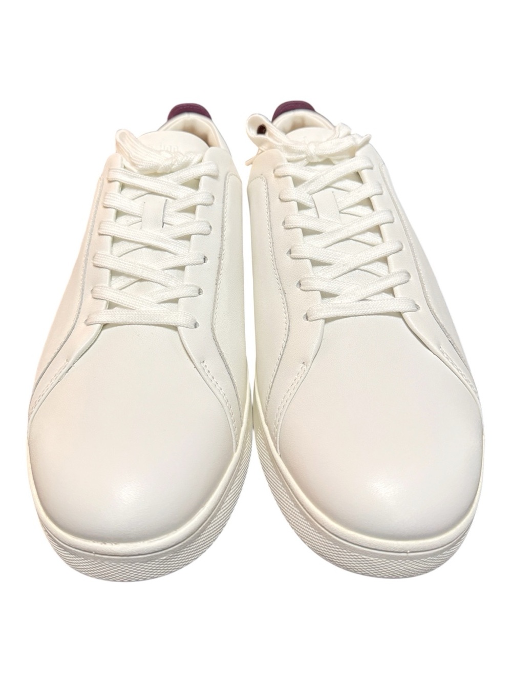 FitFlop Rally Crystal Backtab Leather Sneakers Women’s 10 White Mauve NIB